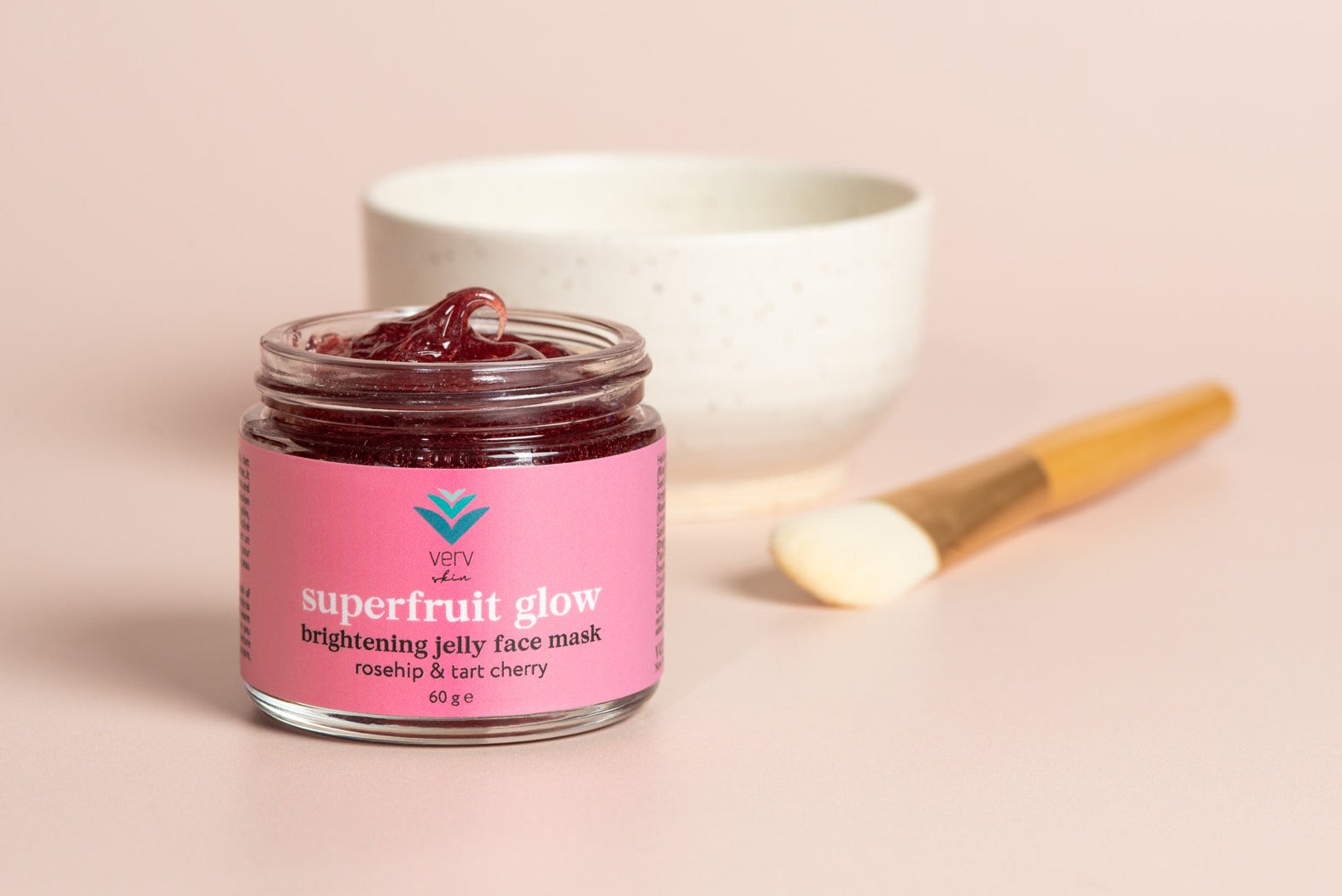 Superfruit Glow Brightening Jelly Face Mask | Rosehip & Tart