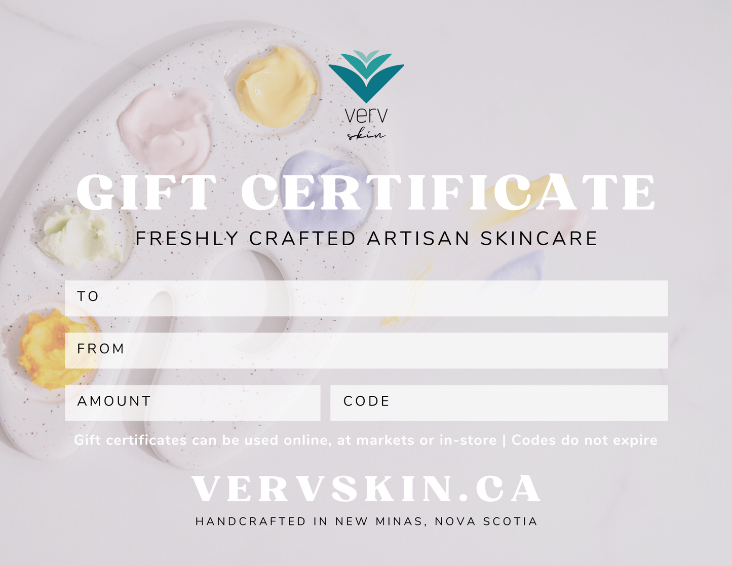 Verv Skin Gift Card