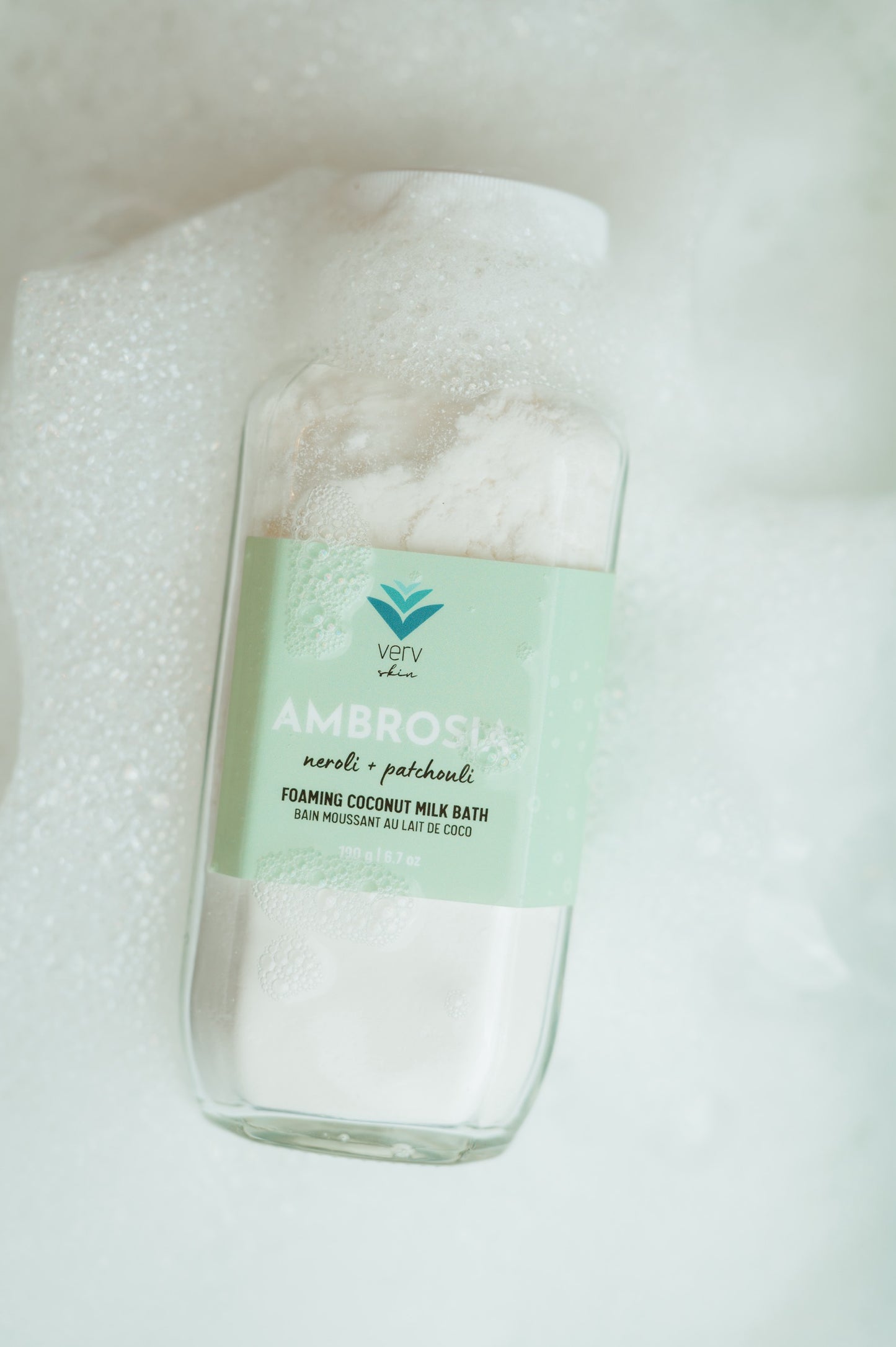 AMBROSIA Foaming Coconut Milk Bath |  Neroli + Patchouli
