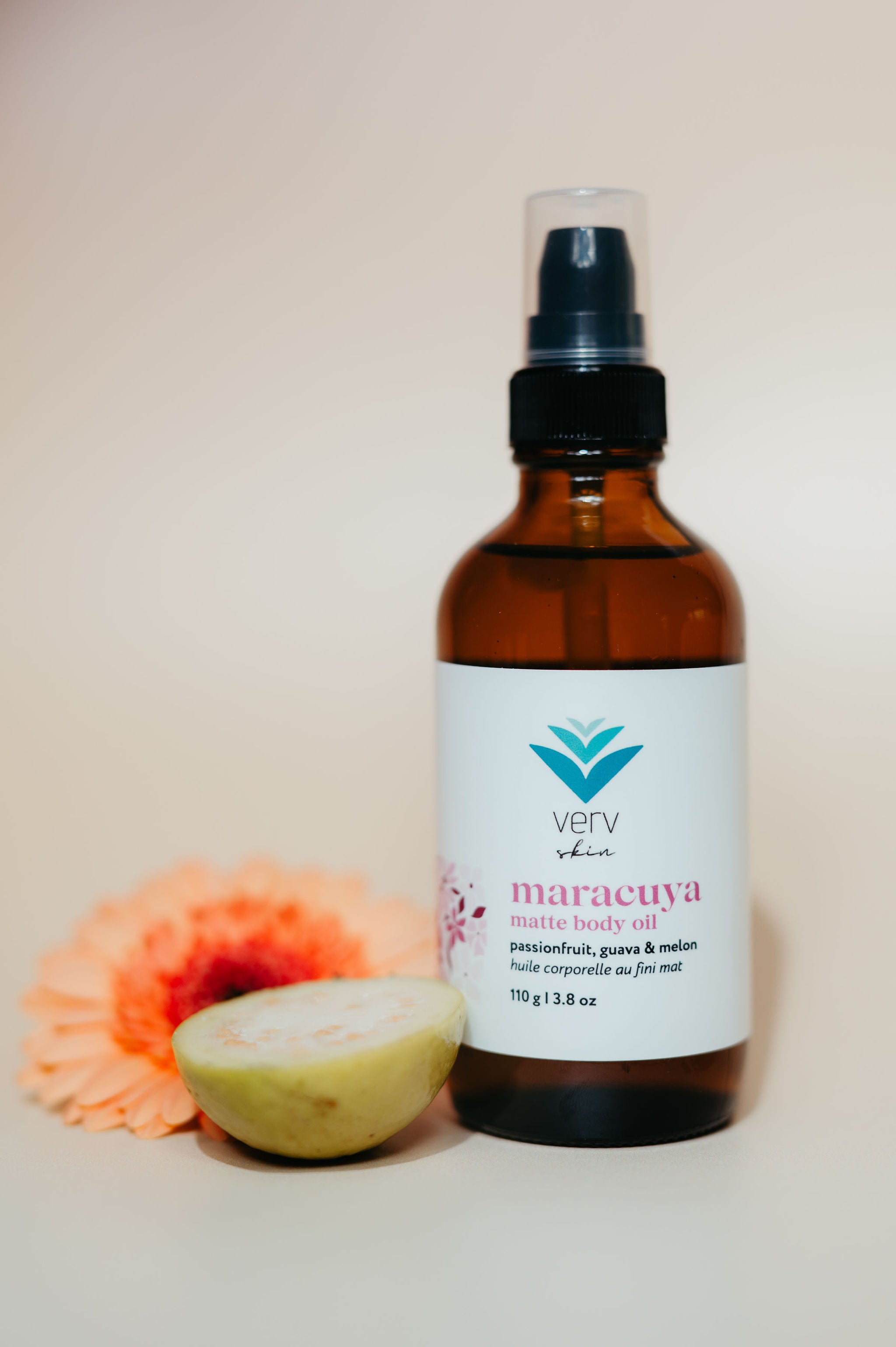 Maracuya Matte Body Oil | Passionfruit, Guava & Melon – Verv Skin