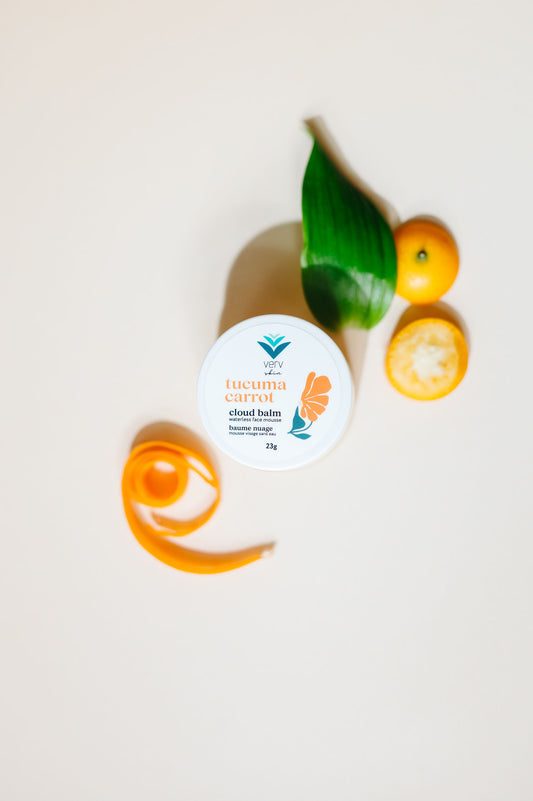 Tucuma Carrot Cloud Balm | Waterless Face Mousse