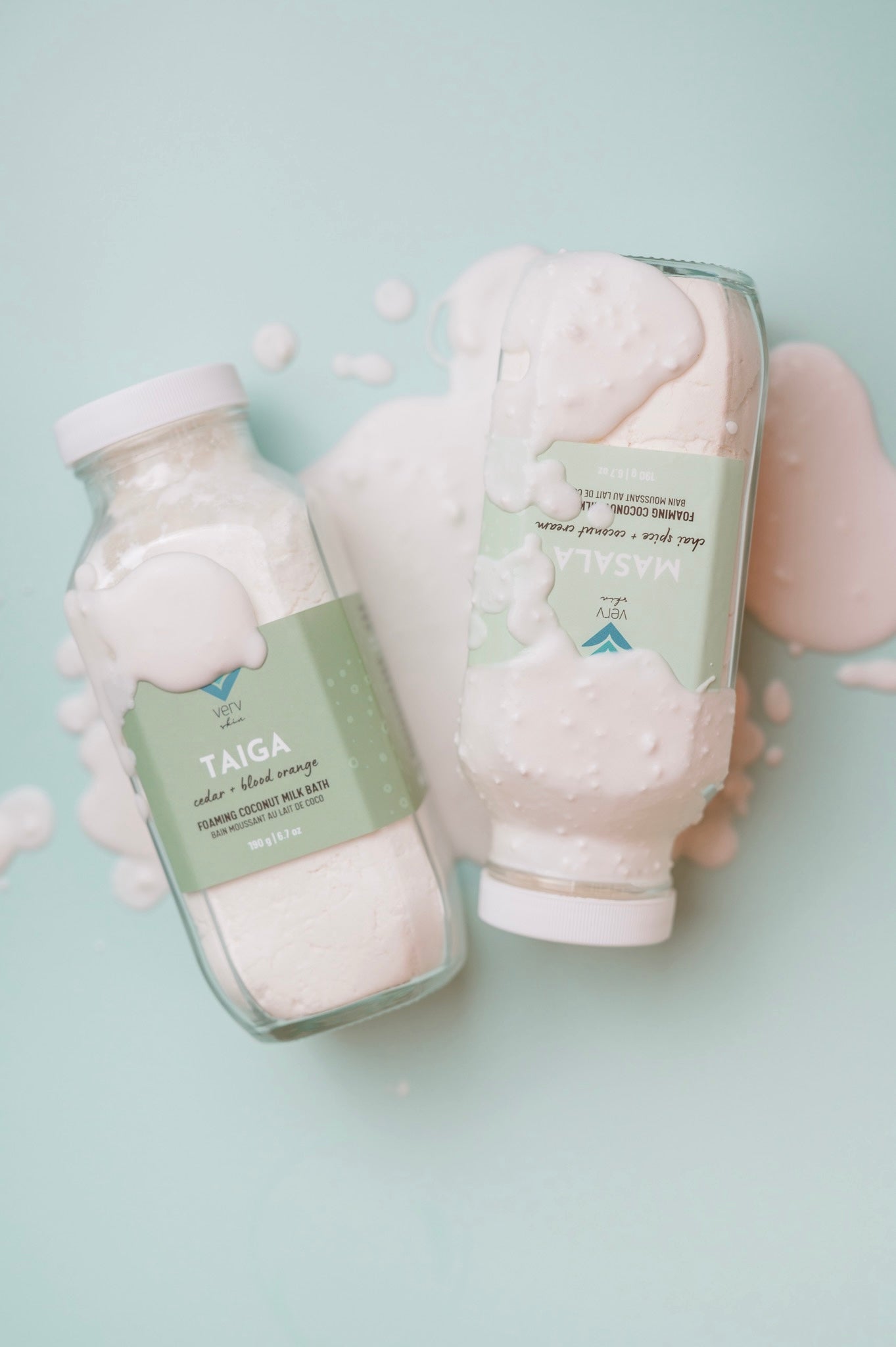 TAIGA Foaming Coconut Milk Bath | Cedar + Blood Orange