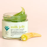 Milk Jelly Cleanser & Makeup Remover | Clarifying Hemp & Black Cumin