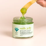 Milk Jelly Cleanser & Makeup Remover | Clarifying Hemp & Black Cumin
