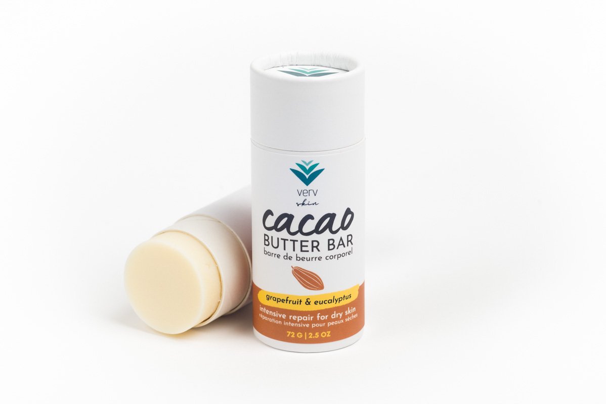 Cacao Butter Bar | Grapefruit + Eucalyptus