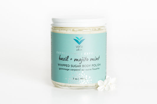 Whipped Sugar Body Polish | Basil + Mojito Mint
