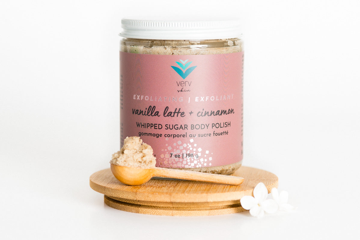 Whipped Sugar Body Polish | Vanilla Latte + Cinnamon