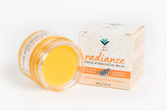 Radiance Exfoliating Facial Balm - Clementine & Wintergreen (citrus+mint)