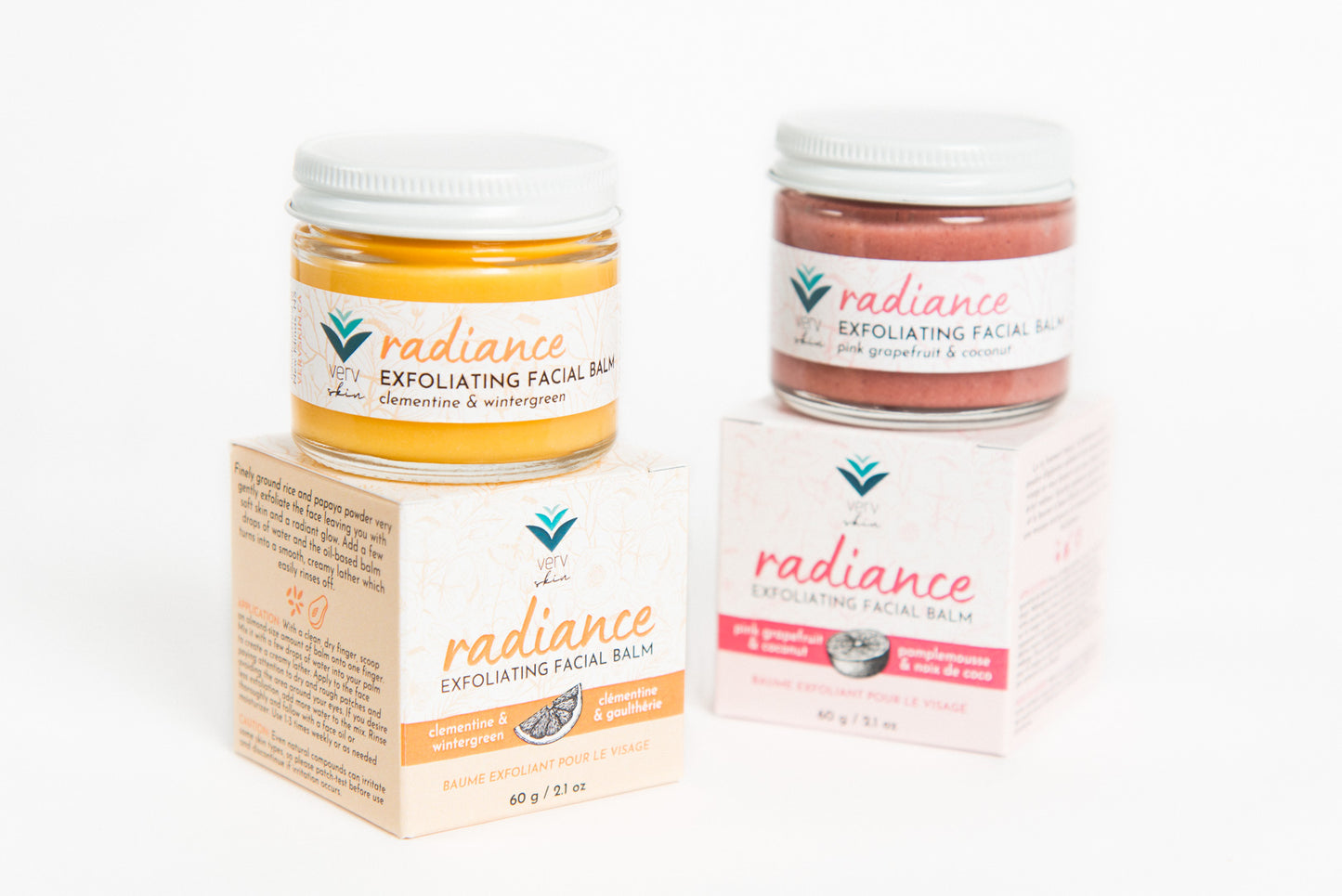 Radiance Exfoliating Facial Balm - Clementine & Wintergreen (citrus+mint)