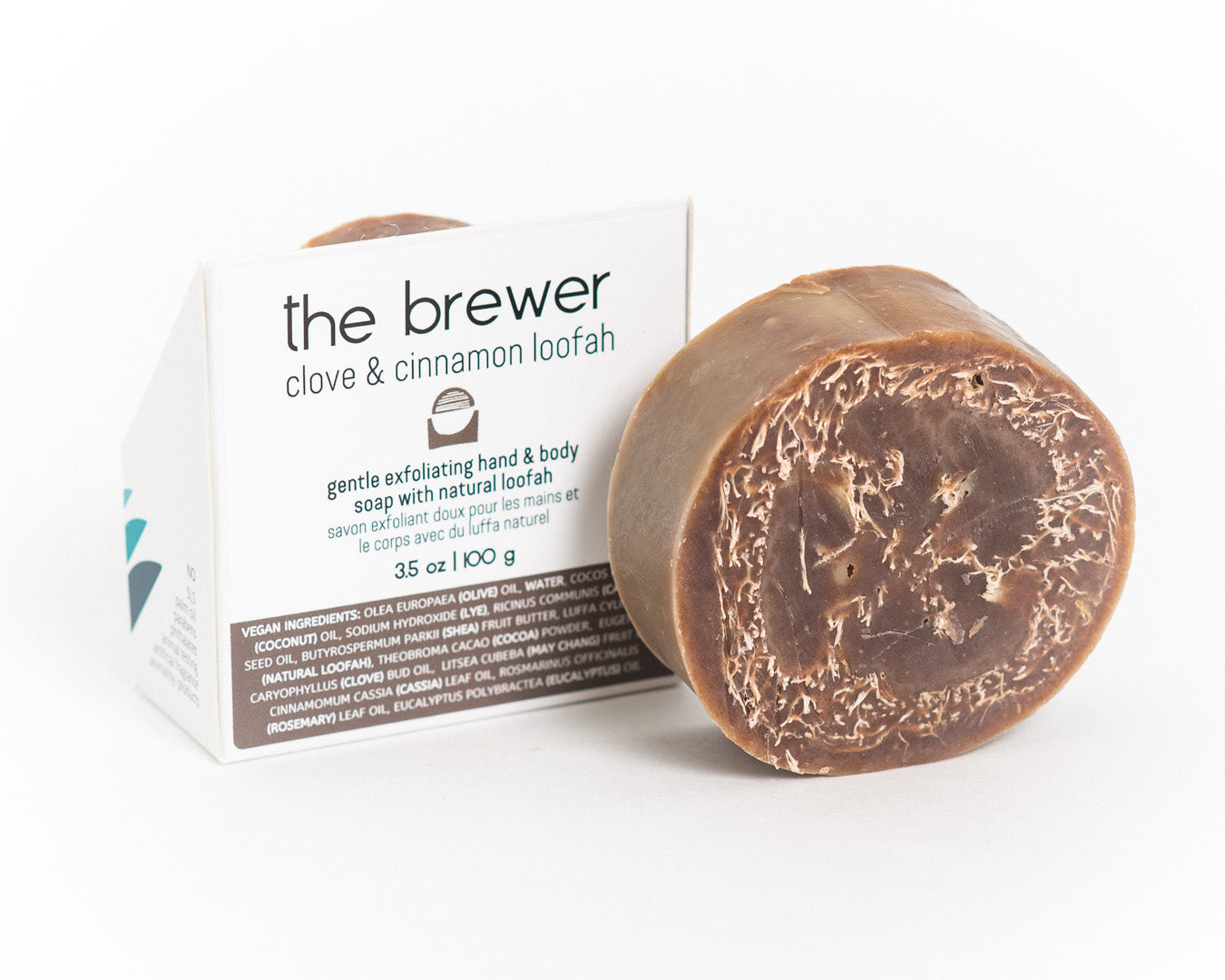 The Brewer | Cocoa & Clove Loofah Soap