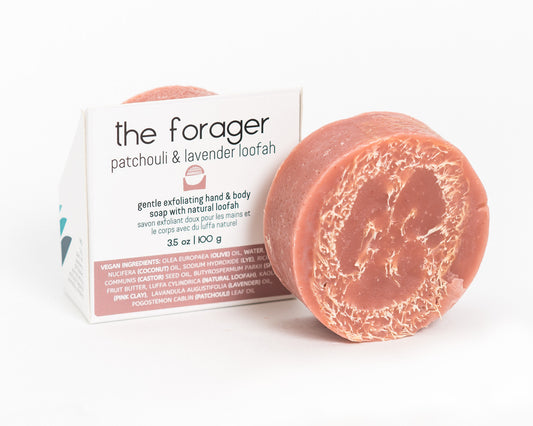The Forager | Patchouli & Lavender Loofah Soap
