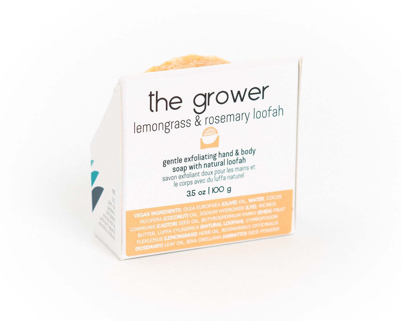 The Grower | Lemongrass & Rosemary Loofah Soap