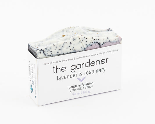 The Gardener | Lavender and Rosemary Exfoliating Soap