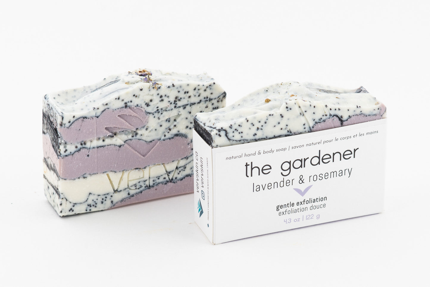 The Gardener | Lavender and Rosemary Exfoliating Soap