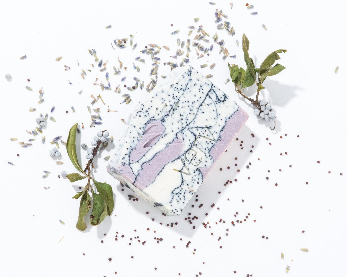 The Gardener | Lavender and Rosemary Exfoliating Soap