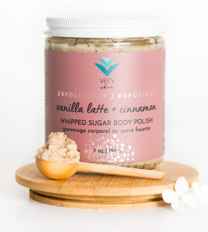Whipped Sugar Body Polish | Vanilla Latte + Cinnamon